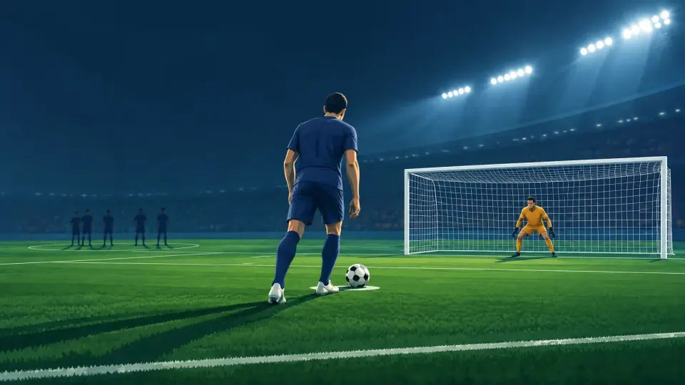 Editorial cover for How do football penalty shoot-outs work—and why can they end before five kicks?