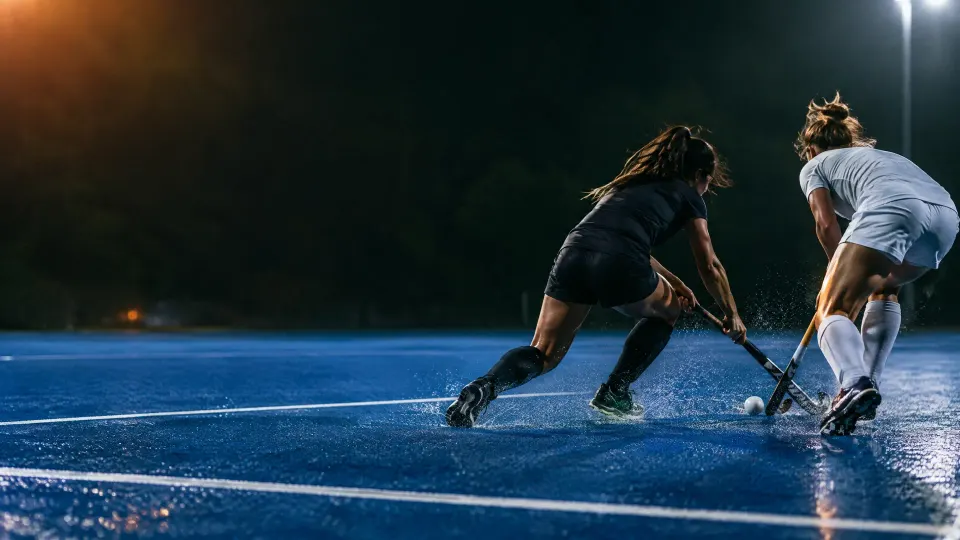 Editorial cover for How to read a field-hockey press before the turnover