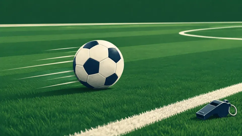 Editorial cover for What Does Advantage Mean in Football? The Referee’s Wait, the Whistle and the Card